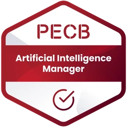 PECB Certified Artificial Intelligence Manager badge