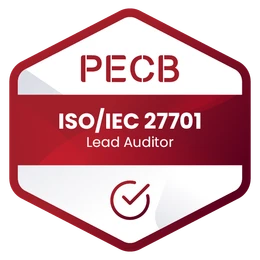 PECB Certified ISO/IEC 27701 Lead Auditor badge